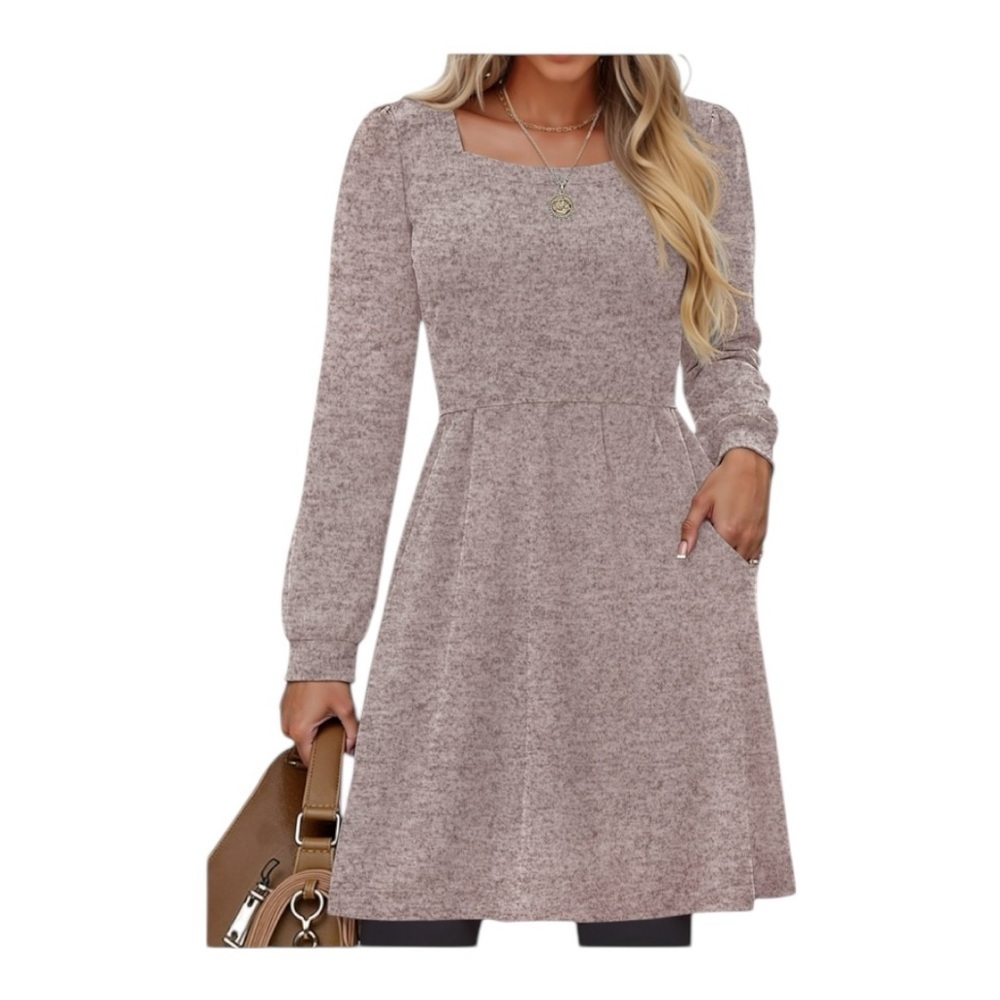 🌸2/$20 NWT Fantaslook Long Sleeve Sweater Dress XL